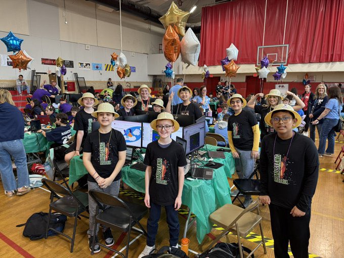 MsDeninno's tweet image. HACKATHON DAY ‼️‼️‼️ The Mustang Matrix fought HARD. We held first for a bit, and mostly stuck around at the top. With a 4th place finish, we are and SO #MineolaProud of these hackers. Most importantly… we brought the energy AND WE HAD FUN ‼️‼️ @MineolaUFSD @kid_OYO