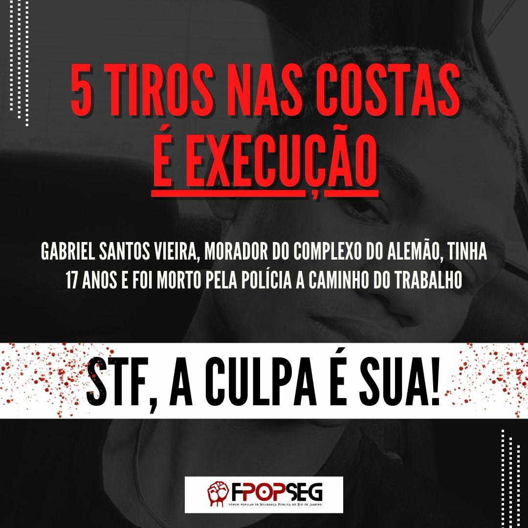 Rede de Comunidades e Movimentos Contra Violência tweet media