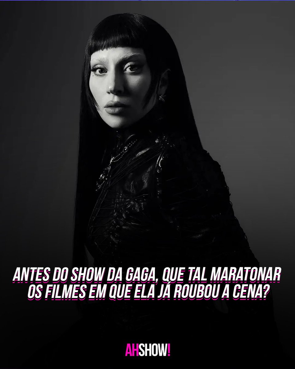 ahshow_tv's tweet photo. Enquanto o show histórico da Gaga não começa… que tal aquecer com os filmes em que ela brilhou nas telas? 🎬✨

#LadyGaga #AhShow #MaratonaCinematográfica #Filmes #GagaNoBrasil #LadyGaga https://t.co/Z739D4uKk5
