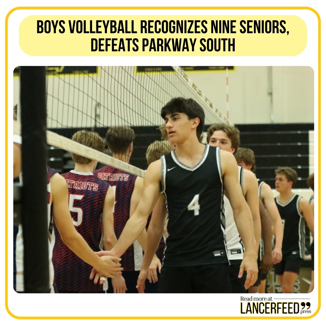 To secure the win for Lafayette, senior middle hitter Alex Griffon put up a crucial block as the Lafayette boys volleyball team defeated Parkway South...

Read more at lancerfeed.press/sports/2025/bo…

#connectedlancer