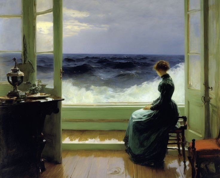 Denize bakarak 
öylece oturma isteği..