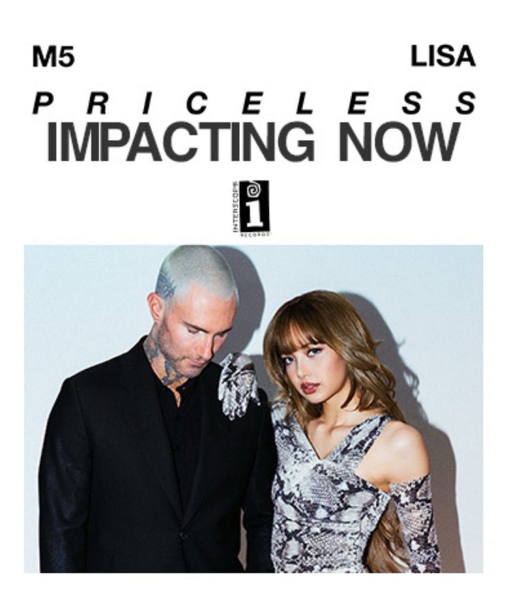 USRadioUpdater's tweet photo. New advertisement from @Interscope promoting @maroon5 &amp; #LISA’s “Priceless.” https://t.co/3puCswHjTB