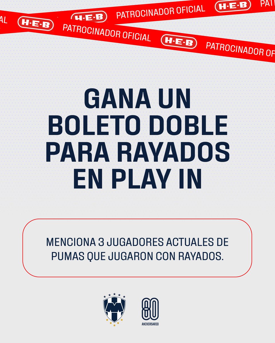 HEB_mexico's tweet photo. Apoya a @Rayados este domingo para el pase a la liguilla 💙🤍 
¿Quién se apunta? 🤠 https://t.co/t0MetTyna3