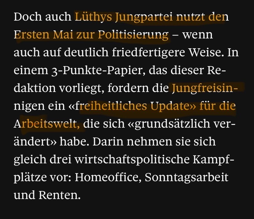 MaagTanja_al's tweet photo. Der #JungeFreisinn hat sich wohl im Kalender geirrt. Deren Festtag war doch am Montag; an jener Umzug mit Verkleidung und Pferden? Oder der @tagesanzeiger tat sich schwer, welches #ErsteMai -Thema aufzugreifen am Wichtigsten wäre: #Care-Arbeit, #Steuergerechtigleit usw. https://t.co/d888sIbD1j