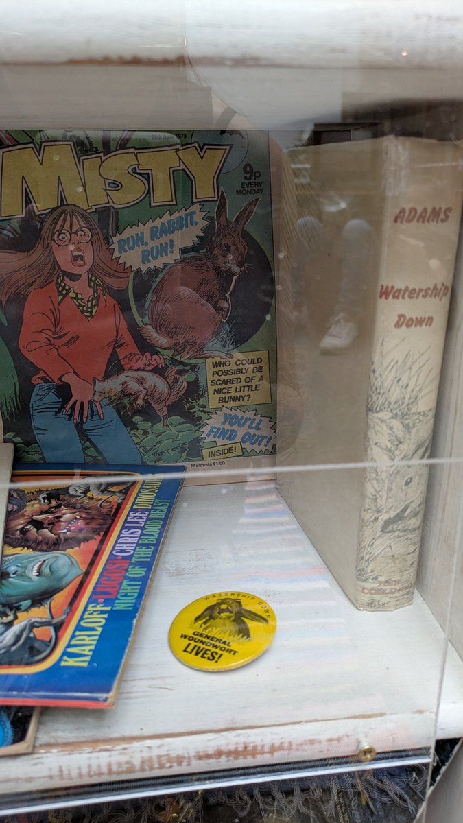 watershipdown40's tweet photo. Here's a sneak peek at a 'Watership Down corner' at this exhibition https://t.co/SYNk8xARwT