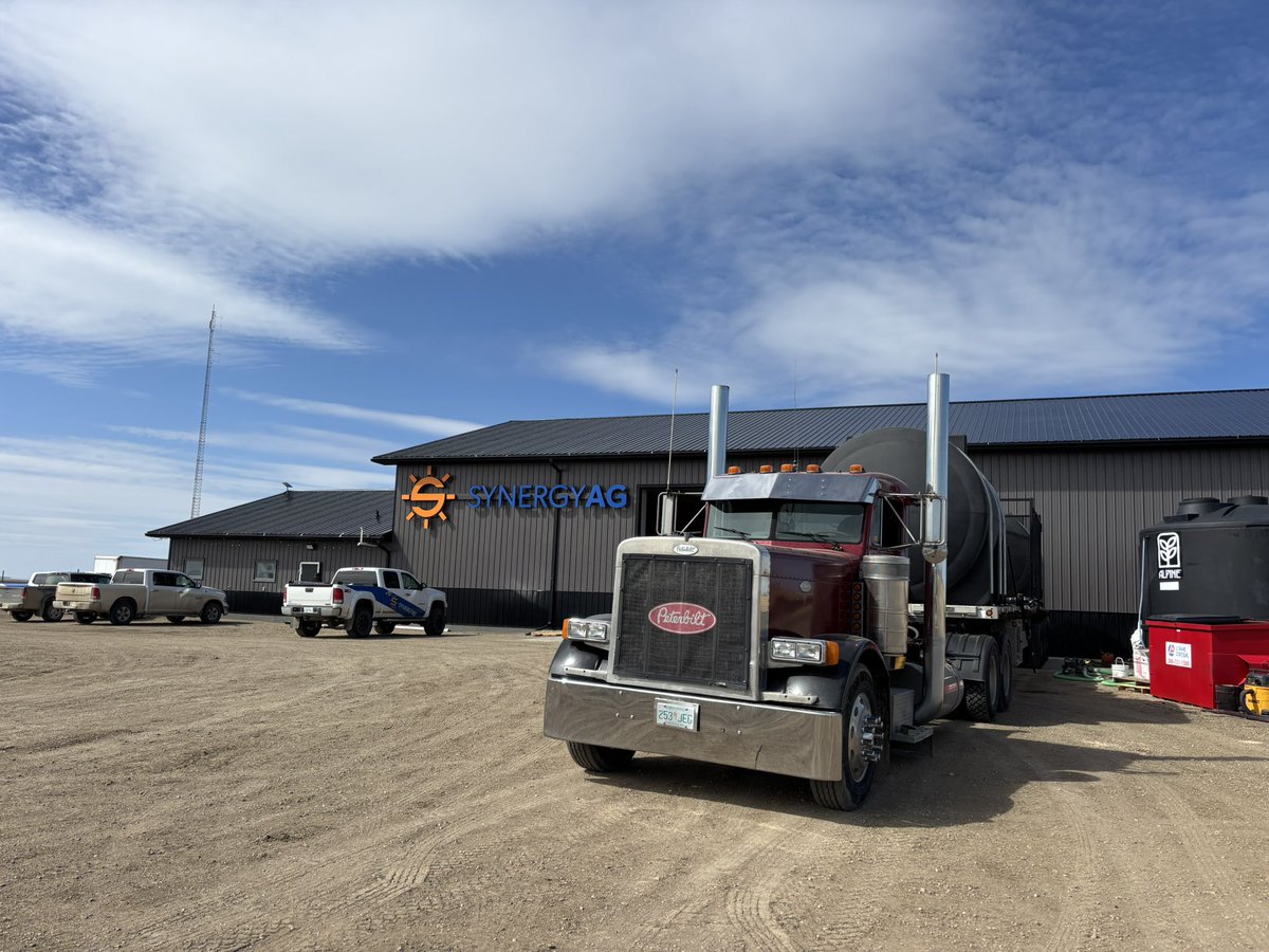 Picking up Alpine starter for the corn planter from SynergyAG Grenfell, SK 
<a href="/SynergyGrenfell/">SynergyAG Grenfell</a> 
#Plant25