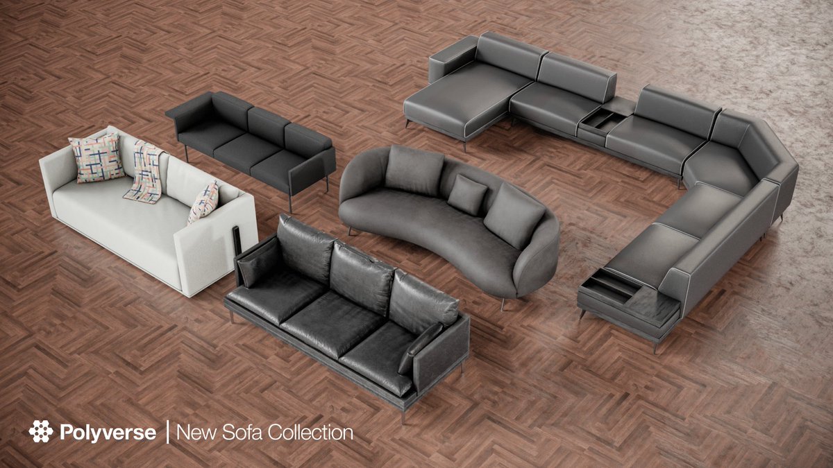 HelloPolyverse's tweet photo. 🎁 Say hello to the first of many monthly Polyverse content drops! Level up your interiors with 50 new wooden floor materials and find the perfect centerpiece with our brand new sofa collection.

Download them for free here 👉 https://t.co/GLiYFSlMU3 https://t.co/ZA9Ss2oqAP