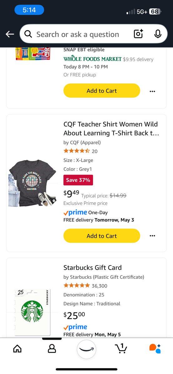 mrssteachct's tweet image. Happy Friday!
This week has been long and #teachertired is in full effect! Two of my dream items are on sale from my Self Care List. Anyone else have dream items on sale?! #SelfCare
amazon.com/hz/wishlist/ls…