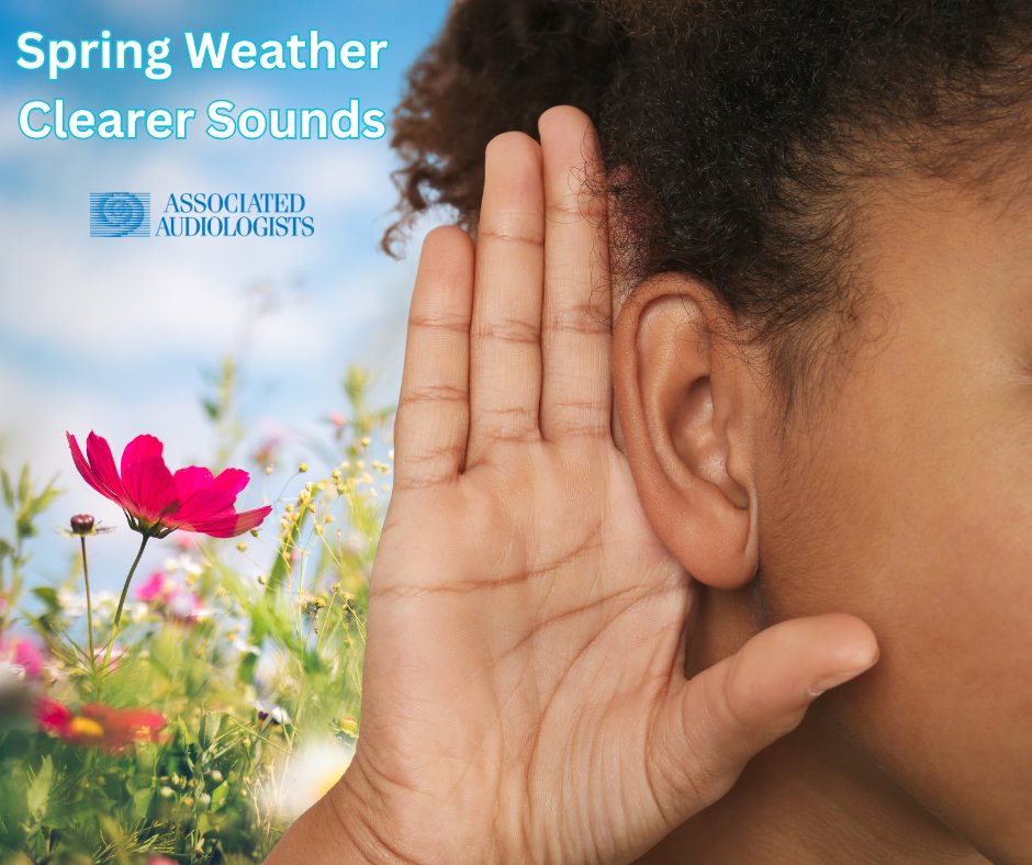 HearingYourBest's tweet image. 𝐒𝐩𝐫𝐢𝐧𝐠 𝐖𝐞𝐚𝐭𝐡𝐞𝐫, 𝐂𝐥𝐞𝐚𝐫𝐞𝐫 𝐒𝐨𝐮𝐧𝐝𝐬  If you&apos;re missing out on the sounds of spring, it may be time for a hearing check.𝐒𝐜𝐡𝐞𝐝𝐮𝐥𝐞 𝐲𝐨𝐮𝐫 𝐚𝐩𝐩𝐨𝐢𝐧𝐭𝐦𝐞𝐧𝐭 hearingyourbest.com/request-an-app…
#SpringSounds #HearingAwareness #AssociatedAudiologists