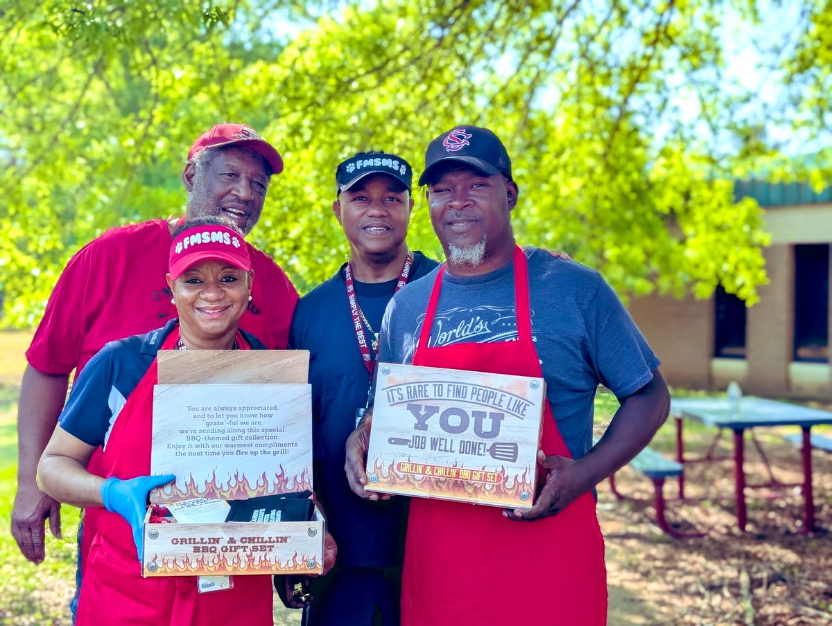 FMSMSWildcats's tweet image. Father’s Appreciation Cook Out! Thanks Dr. Hemingway for your support.