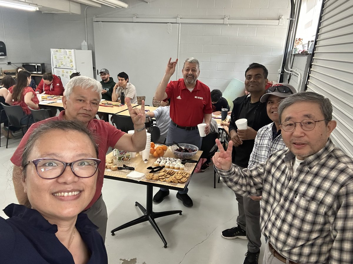 Lingjuan Li (@lingjuanl) on Twitter photo We wrapped up our spring semester with a “BAE Coffee & Crafts Hour”, a wonderful time to connect, decompress, and simply enjoy each other’s company. Moments like these bring a true sense of community. Go, BAE Pack! #BAEProud <a href="/NCState_BAE/">NC State BAE</a> <a href="/NCStateCALS/">NC State College of Agriculture and Life Sciences</a> <a href="/NCStateEngr/">NC State Engineering</a> <a href="/NCState/">NC State University</a> We wrapped up our spring semester with a “BAE Coffee & Crafts Hour”, a wonderful time to connect, decompress, and simply enjoy each other’s company. Moments like these bring a true sense of community. Go, BAE Pack! #BAEProud <a href="/NCState_BAE/">NC State BAE</a> <a href="/NCStateCALS/">NC State College of Agriculture and Life Sciences</a> <a href="/NCStateEngr/">NC State Engineering</a> <a href="/NCState/">NC State University</a>