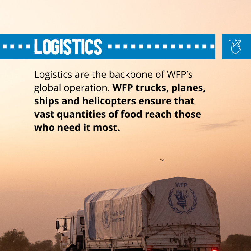 WFP's tweet photo. Food is life. 💙

WFP delivers critical food assistance in emergencies, supports school meal programmes in 80+ countries, and tackles malnutrition, reaching millions worldwide.

Learn how WFP feeds the world's hungriest people.