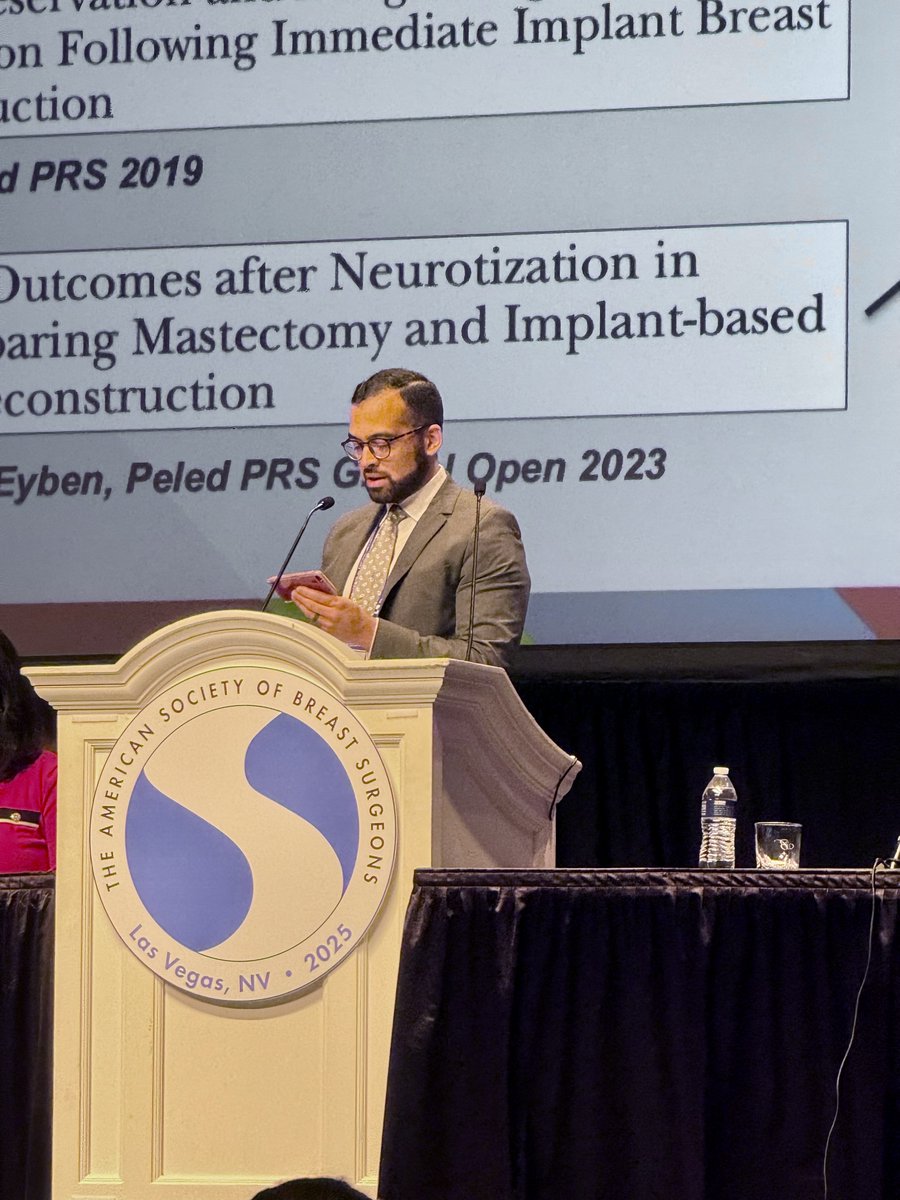 Juan Santamaria, MD, FACS (@dr_jsantamaria) on Twitter photo Honored by <a href="/ASBrS/">ASBrS</a> for the opportunity to showcase our technique to identify the nipple-areolar complex sensory nerve for allograft reconstruction and sensory restoration after nipple-sparing mastectomy. #ASBrS2025 <a href="/UNMCSurgery/">University of Nebraska General Surgery Residency</a> <a href="/UNMCCOM/">UNMC College of Medicine</a> <a href="/BuffettCancer/">Fred & Pamela Buffett Cancer Center</a> <a href="/PagingDrFigy/">Sean Figy MD</a> Honored by <a href="/ASBrS/">ASBrS</a> for the opportunity to showcase our technique to identify the nipple-areolar complex sensory nerve for allograft reconstruction and sensory restoration after nipple-sparing mastectomy. #ASBrS2025 <a href="/UNMCSurgery/">University of Nebraska General Surgery Residency</a> <a href="/UNMCCOM/">UNMC College of Medicine</a> <a href="/BuffettCancer/">Fred & Pamela Buffett Cancer Center</a> <a href="/PagingDrFigy/">Sean Figy MD</a>