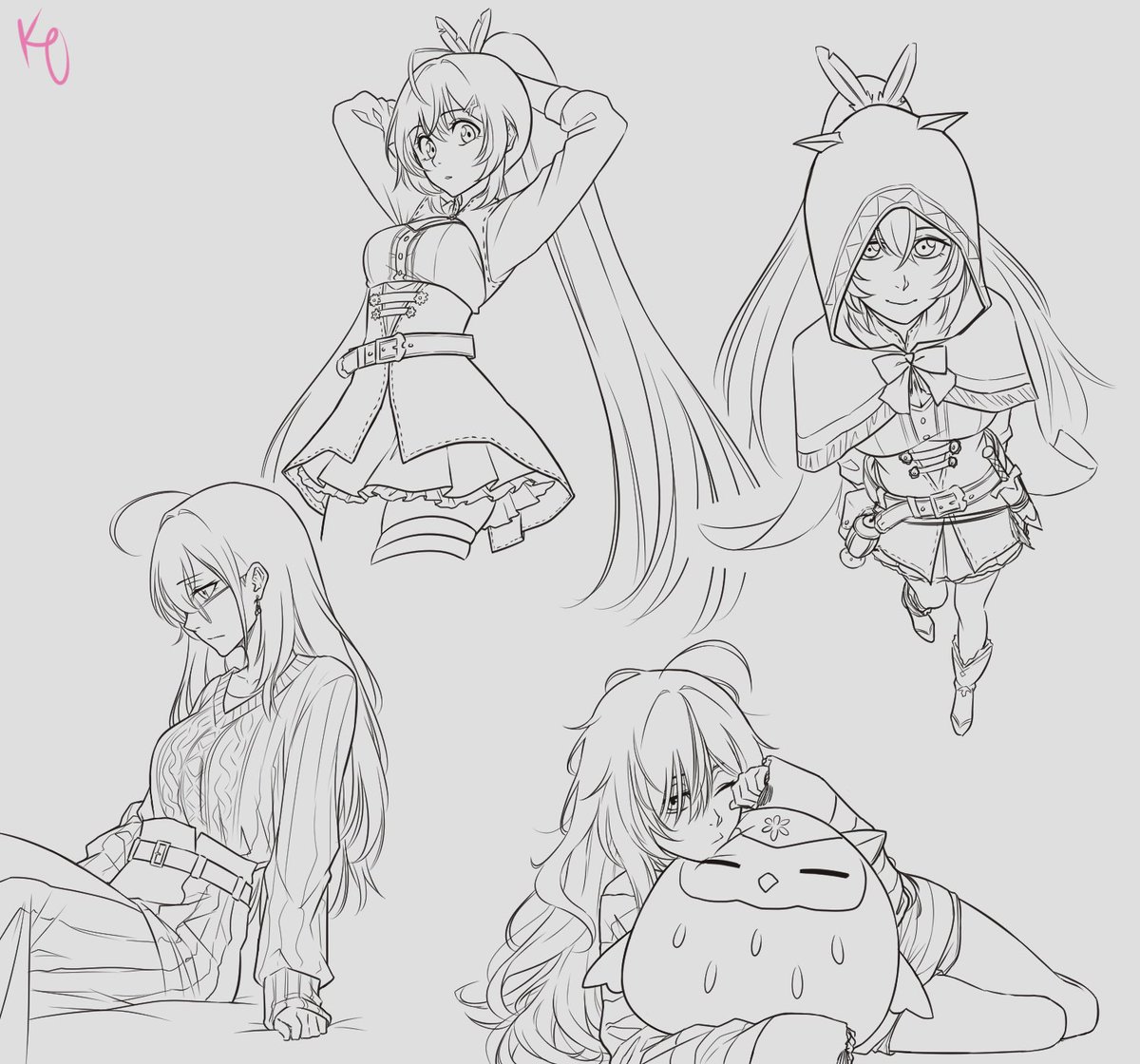 Couple of hoodles🦉
#drawMEI