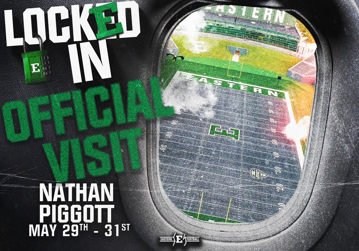 Nathanpiggott26 (@nathanpiggott26) on Twitter photo Official visit locked in!!
<a href="/EMUFB/">Eastern Michigan Football</a> <a href="/Coach80Cj/">Chris Chestnut</a> <a href="/Coach_Creighton/">Chris Creighton</a> <a href="/RisingStars6/">Rising Stars Academy</a>
<a href="/ReggieWynns/">Rising Stars Scouting</a> <a href="/TomLoy247/">Tom Loy</a>
@SWiltfong <a href="/AllenTrieu/">Allen Trieu</a> <a href="/adamgorney/">Adam Gorney</a>
@footbalL_athens <a href="/TheD_Zone/">The D Zone</a> <a href="/coachculp/">Steven Culp</a> <a href="/coachmoz18/">Neal Mozdzierz</a> <a href="/TheD_Zone/">The D Zone</a> Official visit locked in!!
<a href="/EMUFB/">Eastern Michigan Football</a> <a href="/Coach80Cj/">Chris Chestnut</a> <a href="/Coach_Creighton/">Chris Creighton</a> <a href="/RisingStars6/">Rising Stars Academy</a>
<a href="/ReggieWynns/">Rising Stars Scouting</a> <a href="/TomLoy247/">Tom Loy</a>
@SWiltfong <a href="/AllenTrieu/">Allen Trieu</a> <a href="/adamgorney/">Adam Gorney</a>
@footbalL_athens <a href="/TheD_Zone/">The D Zone</a> <a href="/coachculp/">Steven Culp</a> <a href="/coachmoz18/">Neal Mozdzierz</a> <a href="/TheD_Zone/">The D Zone</a>