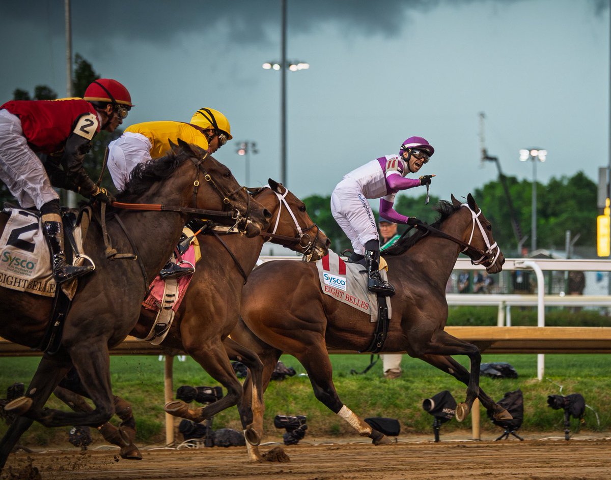 Spendthrift Farm (@spendthriftfarm) on Twitter photo Just as the storm was rolling into Louisville on Oaks day, this BOLT d’ORO filly struck in the G2 Eight Belles Stakes at <a href="/ChurchillDowns/">Churchill Downs</a> ⚡️ #Electric #LookForward Just as the storm was rolling into Louisville on Oaks day, this BOLT d’ORO filly struck in the G2 Eight Belles Stakes at <a href="/ChurchillDowns/">Churchill Downs</a> ⚡️ #Electric #LookForward