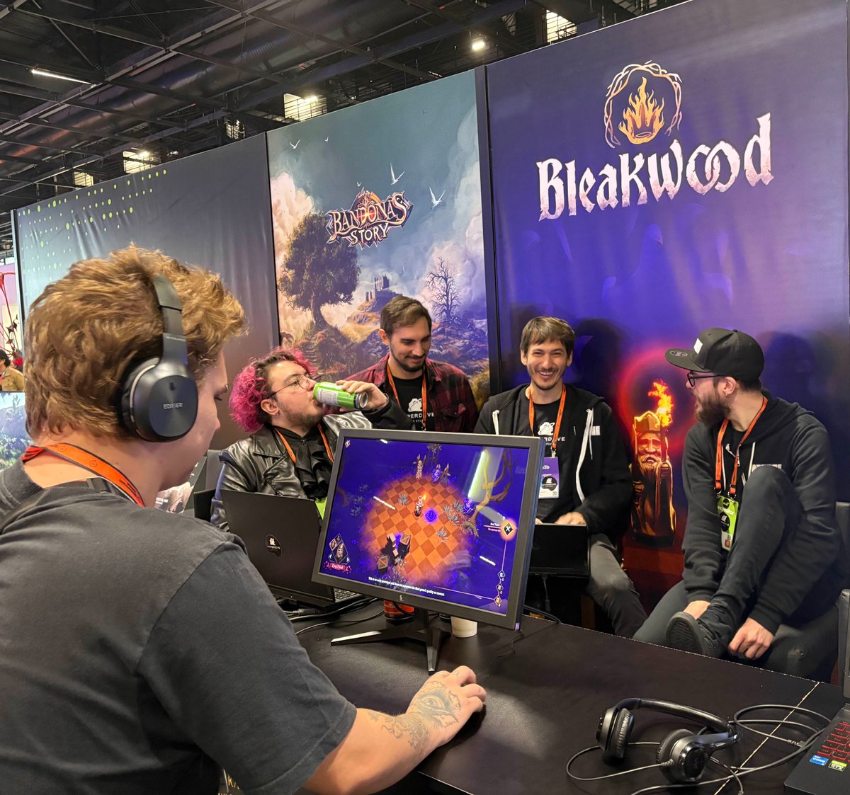 HyperDiveStudio's tweet image. We’re here at #gamescomlatam!! Stop by booth #I02 to get ensnared into the twisted world of Bleakwood 😈