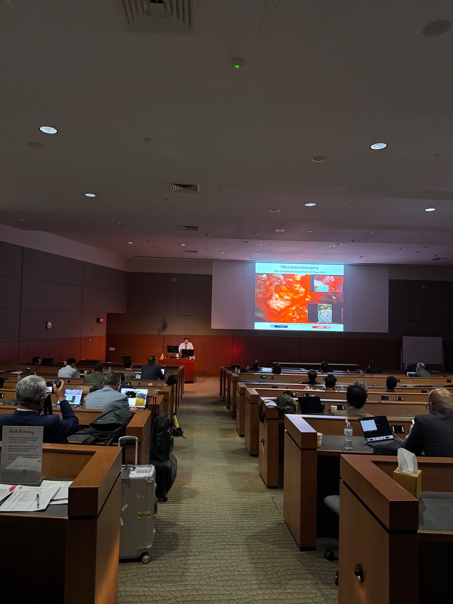 DrBaskaya's tweet photo. 🧠 Back in action at the 17th Microsurgery Reunion &amp; Skull Base Course!
Post-lunch sessions are full of energy, insight, and collaboration.
Grateful for our amazing residents, fellows, and global guests! 🎤🌍
#Neurosurgery #Microsurgery #SkullBase #UWMadison #MedicalEducation https://t.co/99VGyG4UrX