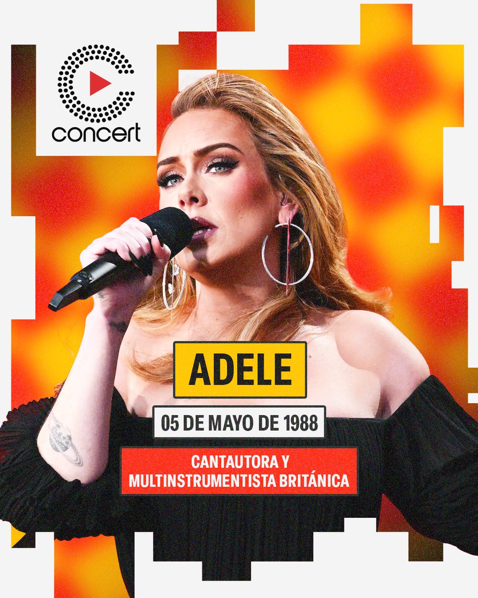 Concert_Channel's tweet image. Hoy celebramos el cumpleaños de Adele 🥳
 Recuerda que forma parte del talento que puedes ver en #ConcertChannel