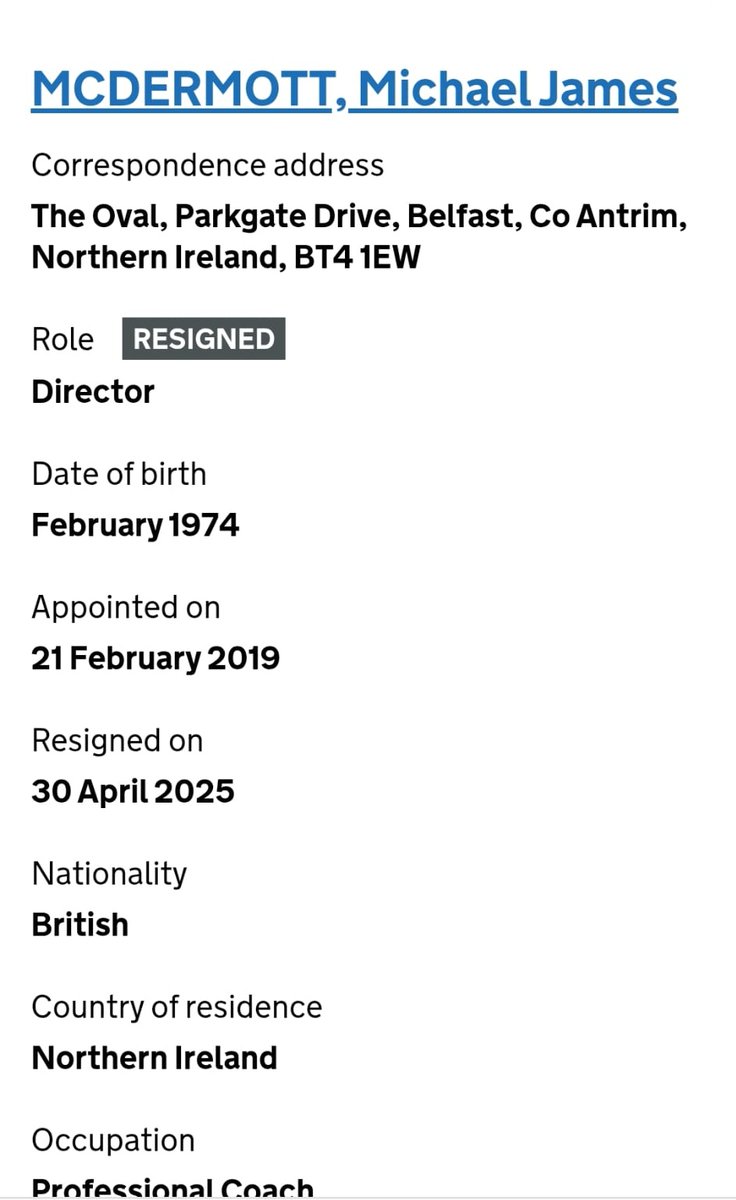 TheGlensVoice's tweet image. Mick McDermott has resigned as a director of East No1. After the 1882 board apparently encouraged Ali to remove Mick as a director of East No1.