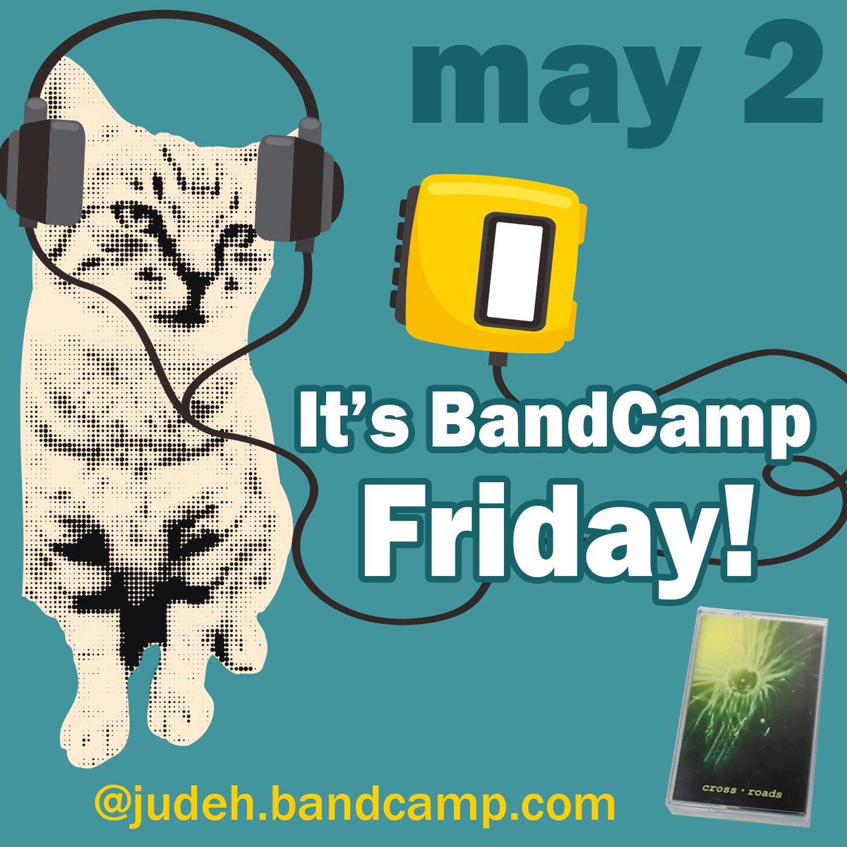 judeholtane's tweet photo. Hey it’s Bandcamp Friday! great day to support artists on Bandcamp! Check out my page over there if you want! Thanks for all the support! https://t.co/MobqGmrS1o

#BandcampFriday #indiemusic #cassette https://t.co/feMcTVo1BE