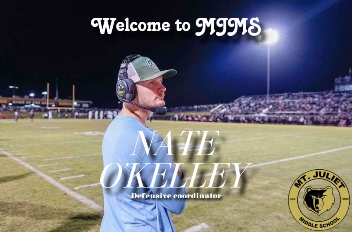 Nate O’Kelley (@nateokelley20) on Twitter photo Want to announce I recently accepted the Defensive Coordinator role at MJMS!
Thank you <a href="/GreenHill_Hawks/">Green Hill Football</a> and <a href="/Jcrouch17/">Coach Crouch</a> for giving a 20 year old kid a chance 5 years ago and all the mentorship that came with it.
Time to get to work MJMS! Want to announce I recently accepted the Defensive Coordinator role at MJMS!
Thank you <a href="/GreenHill_Hawks/">Green Hill Football</a> and <a href="/Jcrouch17/">Coach Crouch</a> for giving a 20 year old kid a chance 5 years ago and all the mentorship that came with it.
Time to get to work MJMS!