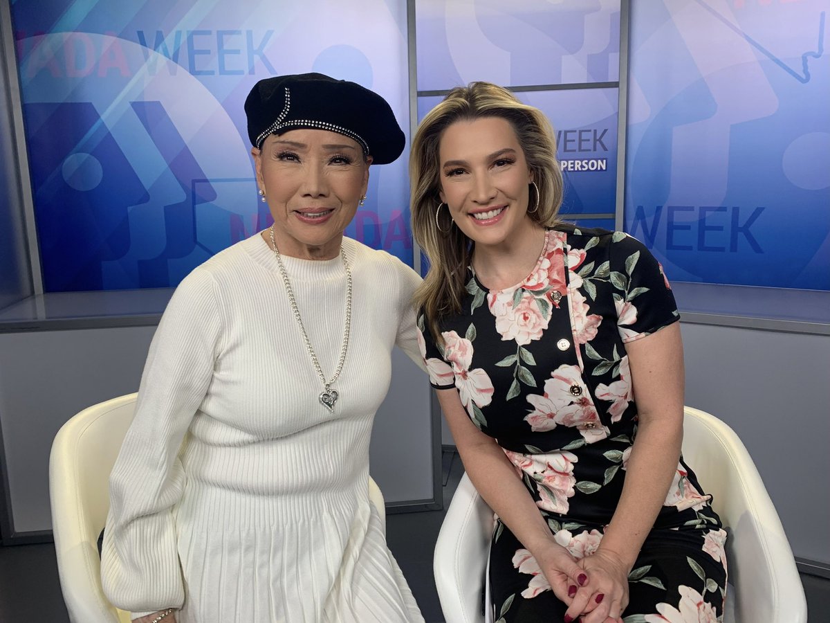Sue Kim played 13 instruments as part of The Kim Sisters, the 1st Korean artists to perform in Las Vegas, considered by some the first-ever K-pop group. 
She joined me for Nevada Week In Person. Part 2 airs Sat. night at 6:30 on <a href="/VegasPBS/">Vegas PBS</a>
Here’s part one: 
vegaspbs.org/blogs/nevada-w…