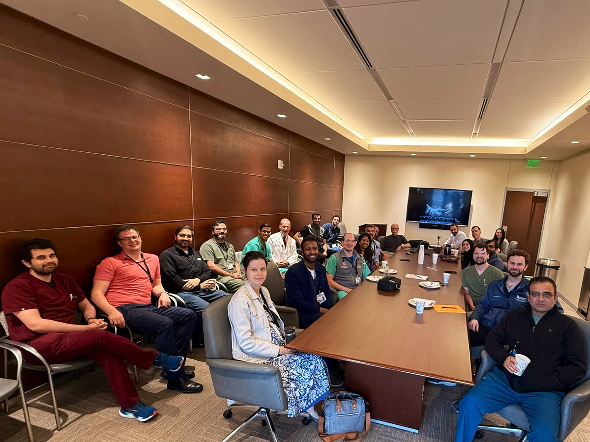 Excited to have the Paul Mayo MD #POCUS with us on campus today <a href="/OUCollegeofMed/">OU College of Medicine</a> <a href="/OUHealth/">OU Health</a> pre-Oklahoma Thoracic Society meeting tomorrow. Excellent ultrasound conference followed by smaller group discussion with fellows and faculty #MedEd #PCCM fellowship