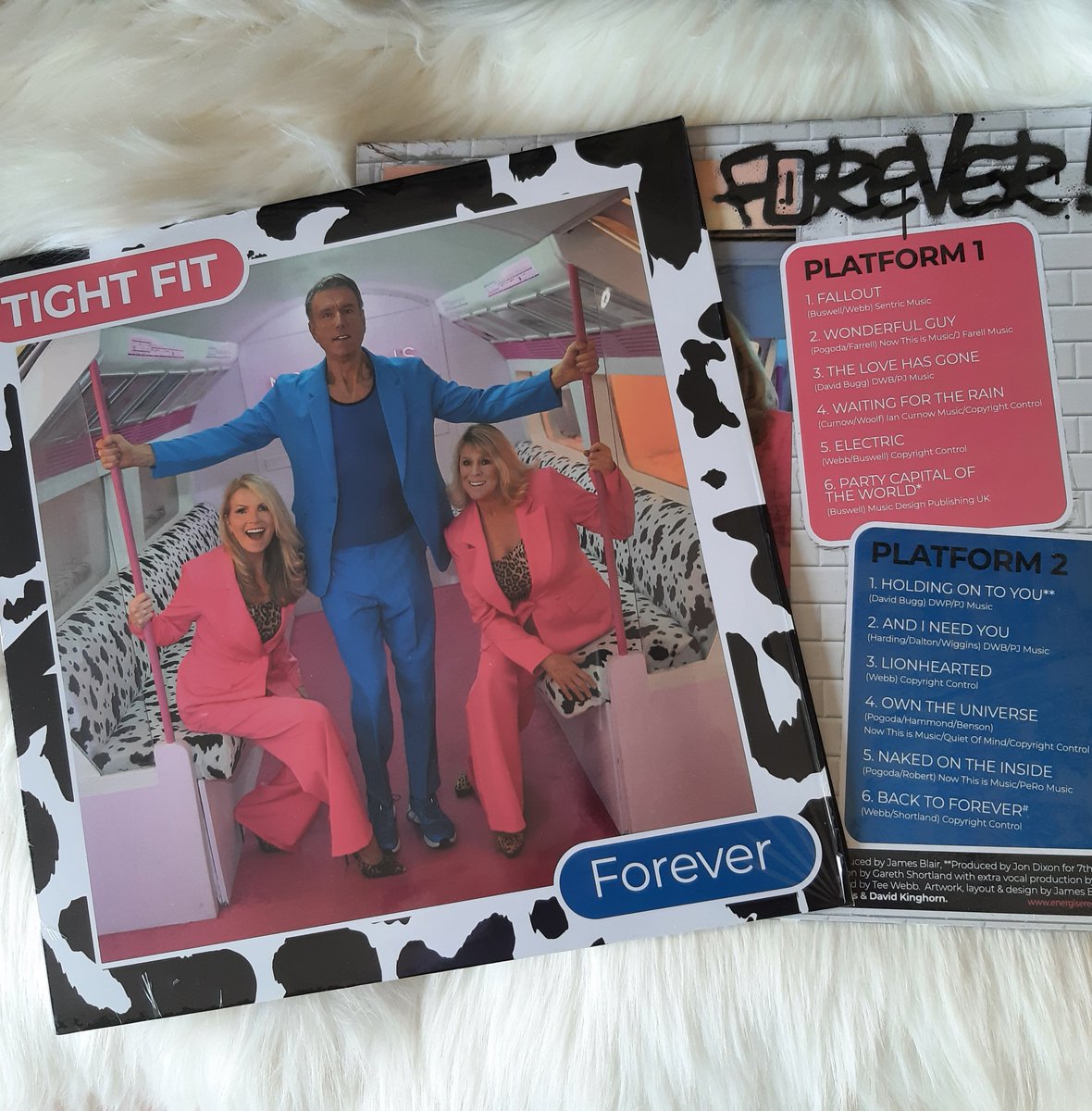 Now available! Pink/blue splatter effect vinyl album! #tightfit #forever #album #pop #popmusic #popmusik