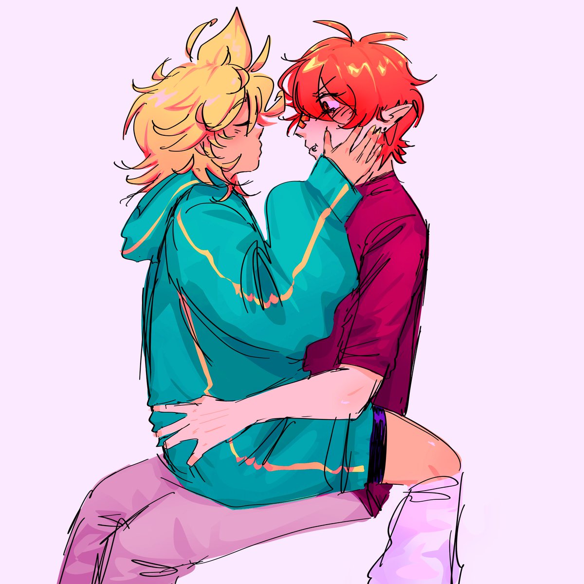 Return of fukalen bc I’ve been neglecting them I’m sorry boys #鏡音レン #vocaloidfukase