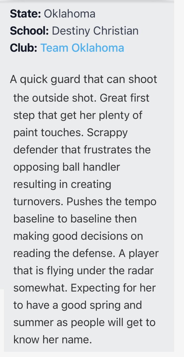 Sadie Epps (@sadieepps) on Twitter photo Thank you <a href="/coachjvick1/">Coachjvick (new)</a> for the write up!!
<a href="/PGHOklahoma/">Prep Girls Hoops Oklahoma</a>
<a href="/TeamOKGirlsBB/">Team Oklahoma Girls Basketball</a>
<a href="/TeamOK2026_Red/">Team Oklahoma S40</a> Thank you <a href="/coachjvick1/">Coachjvick (new)</a> for the write up!!
<a href="/PGHOklahoma/">Prep Girls Hoops Oklahoma</a>
<a href="/TeamOKGirlsBB/">Team Oklahoma Girls Basketball</a>
<a href="/TeamOK2026_Red/">Team Oklahoma S40</a>