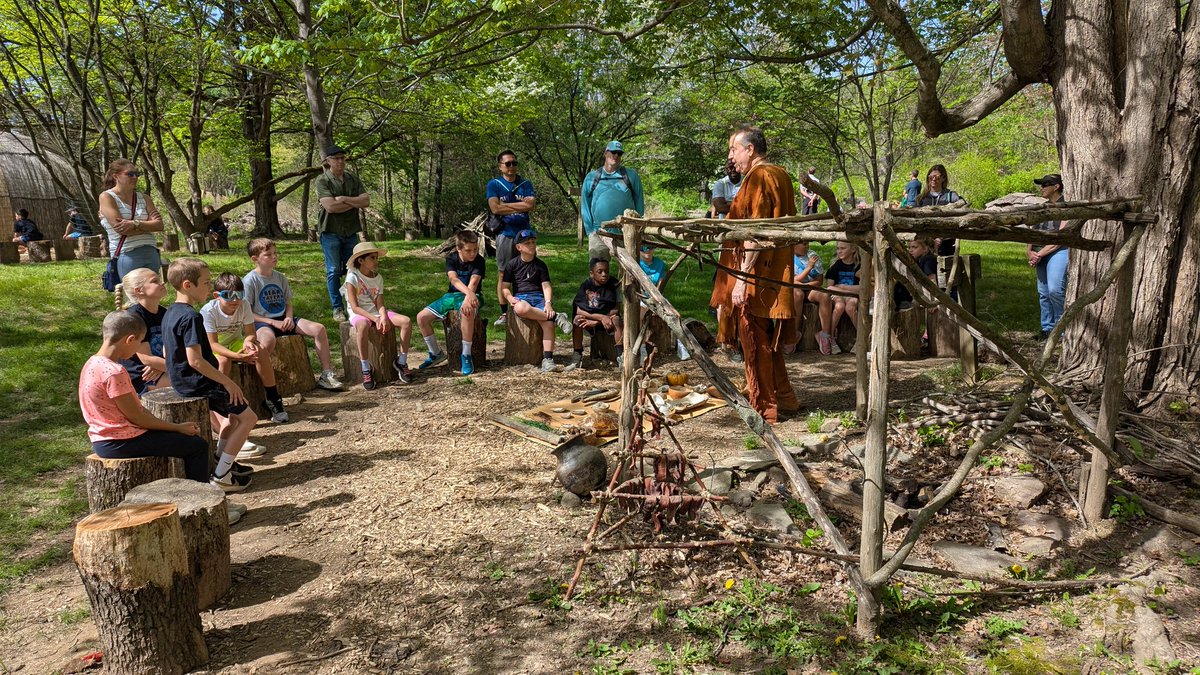 Living history exhibit at Churchville Nature Center. #lenape #beartavernpride