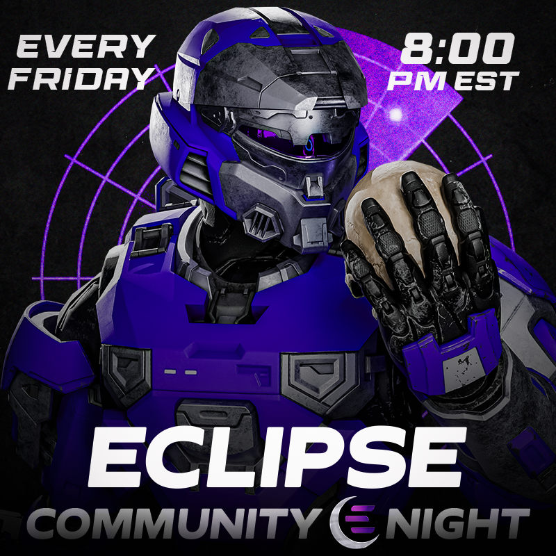 Eclipse_HCS's tweet photo. New #Youtube Video tonight at 6pm Central! 
📺Watch Here: https://t.co/TpAToOx68N 

Come join us tonight on #Discord at 8est to be featured in the next video! 

🗣️Join Here: https://t.co/AZJzJYQ5y8 

#HCS #Halo #Eclipse #CommunityNight https://t.co/i15jTNJEDv