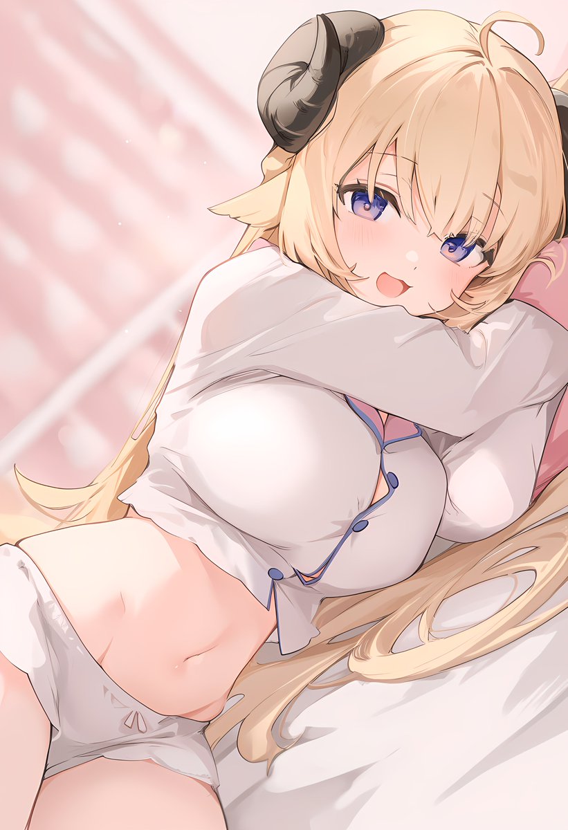 わためぇとおはよう♥

#角巻わため - ホロライブ (Tsunomaki Watame - Hololive)