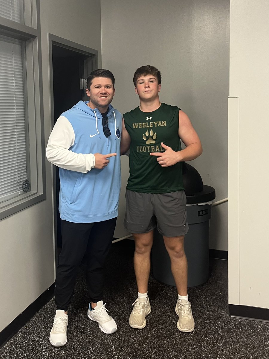 Tab Butler (@tabbutler_08) on Twitter photo Big thanks to <a href="/CoachAJG/">AJ Gallagher</a> for stopping by the weight room this morning to speak with me! Great to learn more about the <a href="/CULionsFB/">Columbia Football</a> program and connect with you!
<a href="/CoachWild15/">Marty Wild</a> <a href="/PrepRedzoneGA/">Prep Redzone Georgia</a> <a href="/WesleyanWolves/">Wesleyan Wolves</a> <a href="/WesleyanFB97/">Wesleyan Football</a> <a href="/CJacksonPRZ/">Connor Jackson</a> <a href="/CoachManion_/">Joe Manion</a> <a href="/NEGARecruits/">Northeast Georgia Recruits</a> <a href="/CoachDaniels06/">Coach Daniels</a> Big thanks to <a href="/CoachAJG/">AJ Gallagher</a> for stopping by the weight room this morning to speak with me! Great to learn more about the <a href="/CULionsFB/">Columbia Football</a> program and connect with you!
<a href="/CoachWild15/">Marty Wild</a> <a href="/PrepRedzoneGA/">Prep Redzone Georgia</a> <a href="/WesleyanWolves/">Wesleyan Wolves</a> <a href="/WesleyanFB97/">Wesleyan Football</a> <a href="/CJacksonPRZ/">Connor Jackson</a> <a href="/CoachManion_/">Joe Manion</a> <a href="/NEGARecruits/">Northeast Georgia Recruits</a> <a href="/CoachDaniels06/">Coach Daniels</a>