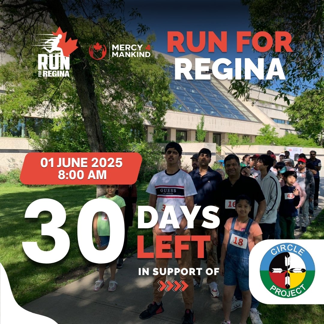 RunForRegina's tweet photo. 30 days left until the epic FUNDRAISER RUN!

Mark your calendars for June 1st and join us in supporting The Circle Project. 

Together, we can create meaningful change and make a lasting impact.

Register Now: https://t.co/aLKZ0ybSd6

#RunForRegina #Regina #Mercy4Mankind https://t.co/7BL7LJezWE