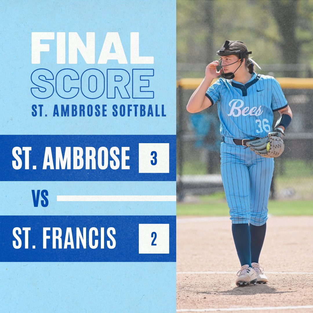 Staying in the W column!🐝

St. Ambrose is set to play St. Xavier tomorrow 5/3 at 3:00pm!  

#SAUSoftball