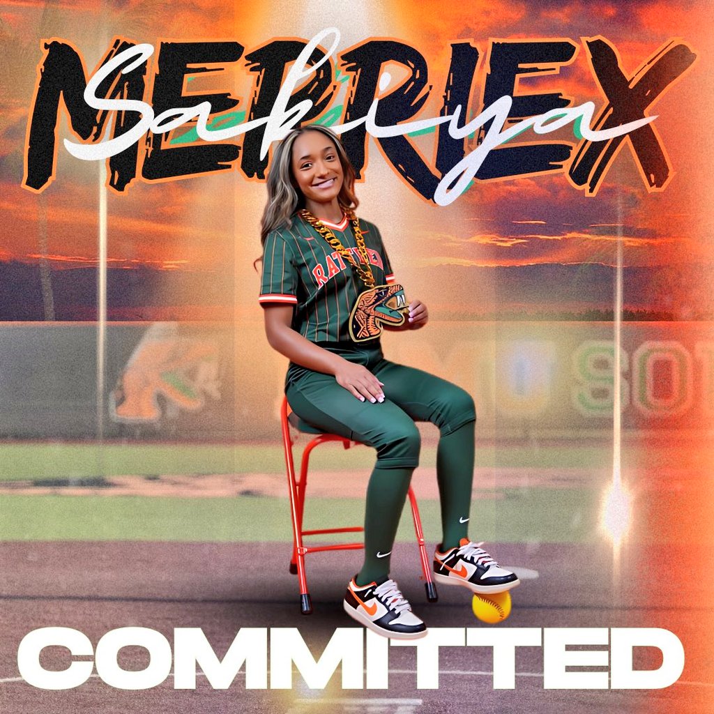 Sakiya Merriex (OF/Utility) GPA 3.9 from Columbia High School Lake City, FL has committed to Florida A&amp;M Softball