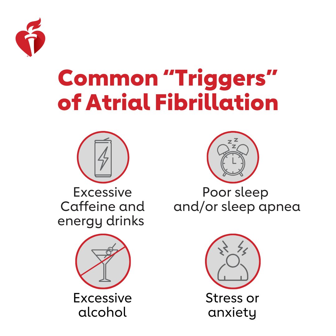 What triggers your AFib? Knowing what causes it to flare up can help you avoid an episode of atrial fibrillation, an irregular heartbeat that increases stroke risk. 
 
@HCAHealthcare Foundation is the national sponsor of Getting to the Heart of Stroke™.