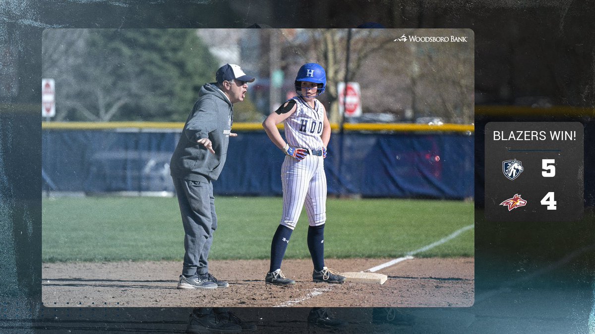 BLAZERS WIN!!!

<a href="/HoodCollegeSB/">Hood Softball</a> prevails in the elimination game against Alvernia University in a 5-4 win!

The Blazers will continue tournament play with back-to-back games with a matchup against Messiah starting now!

🥎🔥🥎🔥🥎🔥

#ChampionMentality #BringYourBest #MACsoftball
