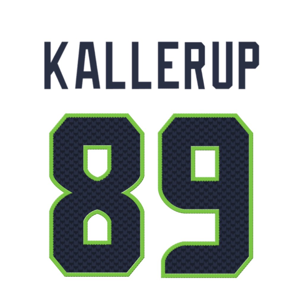 NFL Jersey Numbers (@nfl_jersey_num) on Twitter photo Seattle Seahawks TE Nick Kallerup (<a href="/nickkallerup/">Nick Kallerup</a>) is wearing number 89. Last assigned to Jack Westover. #Seahawks Seattle Seahawks TE Nick Kallerup (<a href="/nickkallerup/">Nick Kallerup</a>) is wearing number 89. Last assigned to Jack Westover. #Seahawks