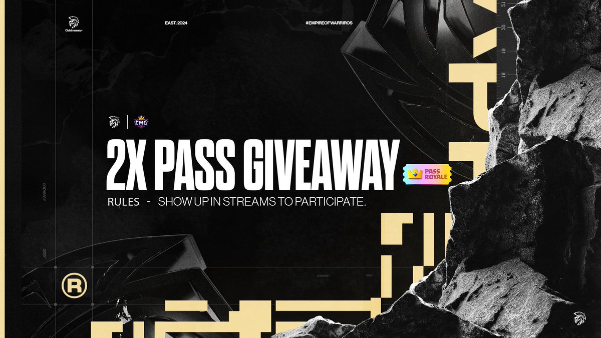 🏛️GIVEAWAY🏛️

In cooperation with <a href="/CMG_EsportsCR/">CMG E-Sport</a> our Head Manager <a href="/ODS_Garibaldo/">Garibaldo</a> is hosting a Giveaway on the SMCY-Livestreams by youtube.com/@clashmetglenn…
Follow like and retweet us and Show up on the streams to participate‼️

🏛️#EmpireOfWarriors