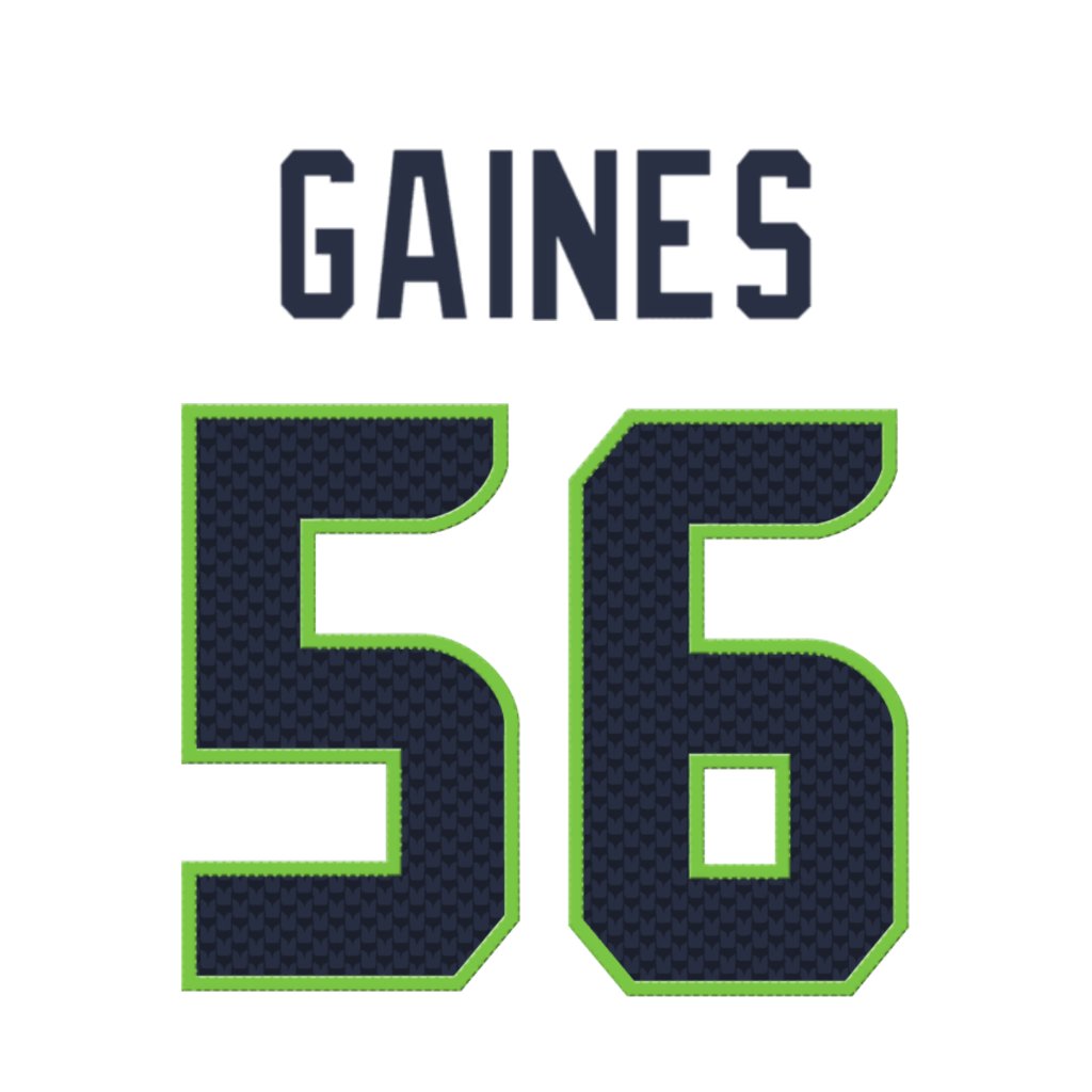 NFL Jersey Numbers (@nfl_jersey_num) on Twitter photo Seattle Seahawks EDGE Jalan Gaines (<a href="/JGaines4121/">Jalan 50 Gaines</a>) is wearing number 56. Last assigned to DeVere Levelston. #Seahawks Seattle Seahawks EDGE Jalan Gaines (<a href="/JGaines4121/">Jalan 50 Gaines</a>) is wearing number 56. Last assigned to DeVere Levelston. #Seahawks