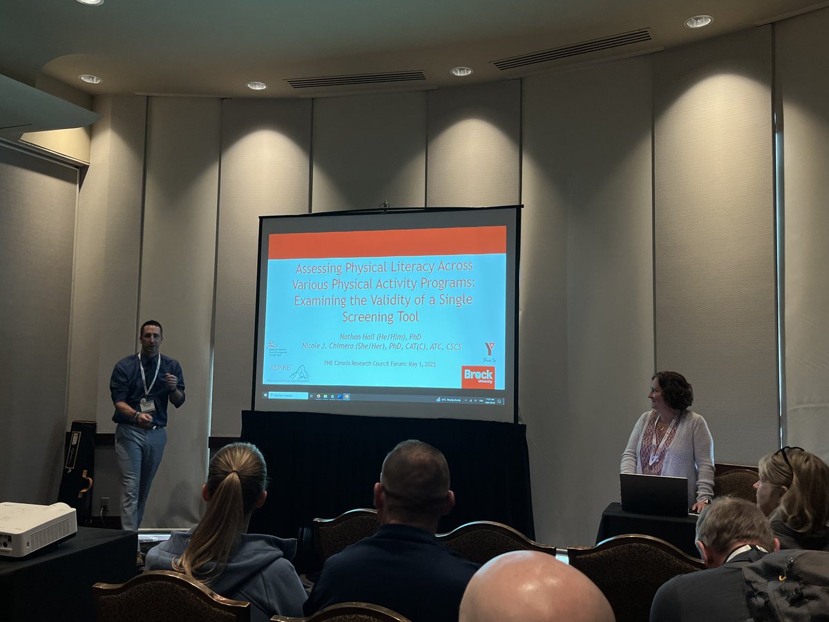 Nathan D. Hall (@drnatehall) on Twitter photo Yesterday <a href="/PHECanadaRC/">PHECanadaRC</a> my colleague <a href="/NicoleChimera/">Nicole Chimera</a> & I had the opportunity to share some of our <a href="/SSHRC_CRSH/">SSHRC</a> funded research with the <a href="/YMCANiagara/">YMCA of Niagara</a> on physical literacy. Fantastic conference with an extremely engaged audience. Yesterday <a href="/PHECanadaRC/">PHECanadaRC</a> my colleague <a href="/NicoleChimera/">Nicole Chimera</a> & I had the opportunity to share some of our <a href="/SSHRC_CRSH/">SSHRC</a> funded research with the <a href="/YMCANiagara/">YMCA of Niagara</a> on physical literacy. Fantastic conference with an extremely engaged audience.