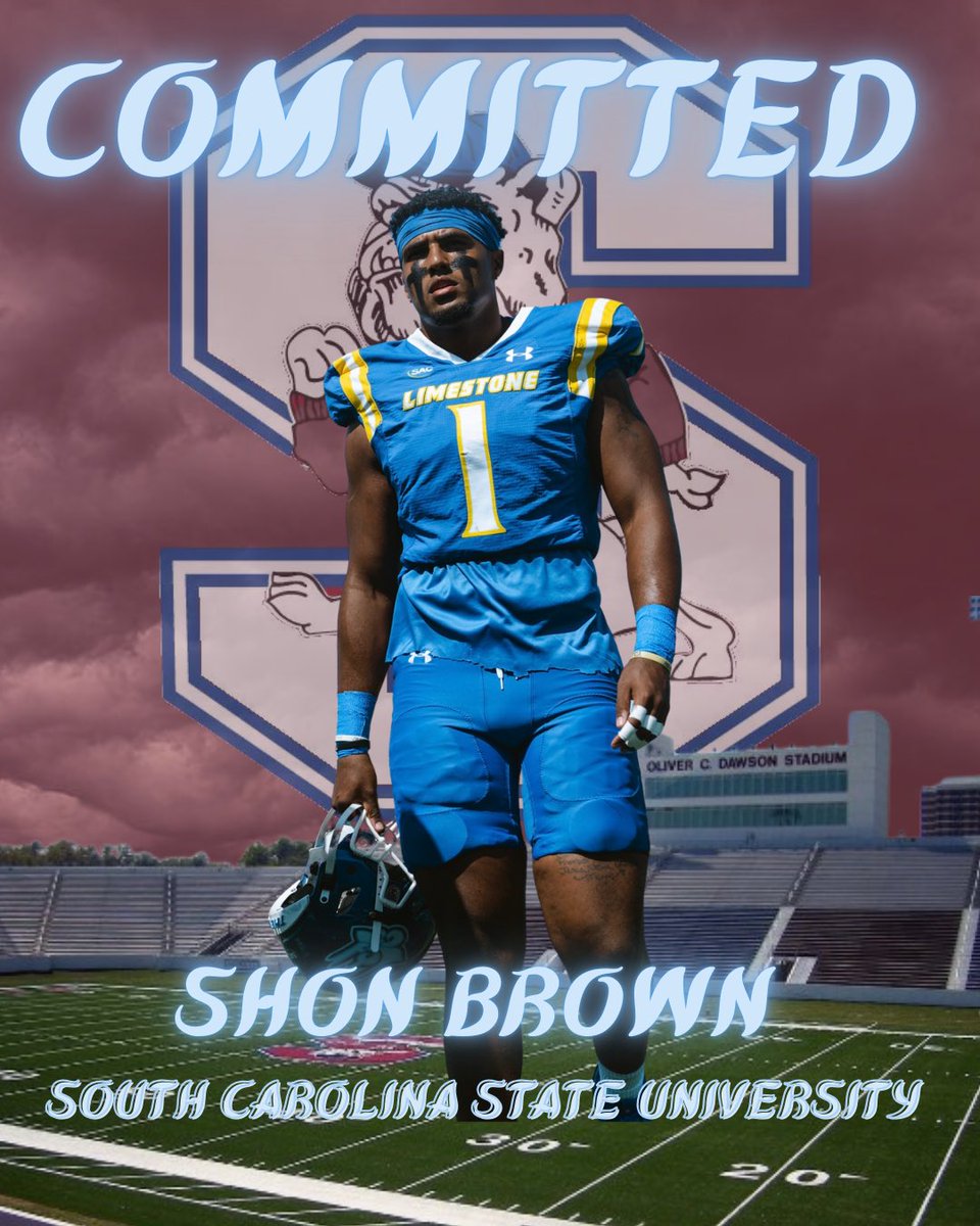 Shon Brown (Edge) transfer from Limestone University has committed to South Carolina State
