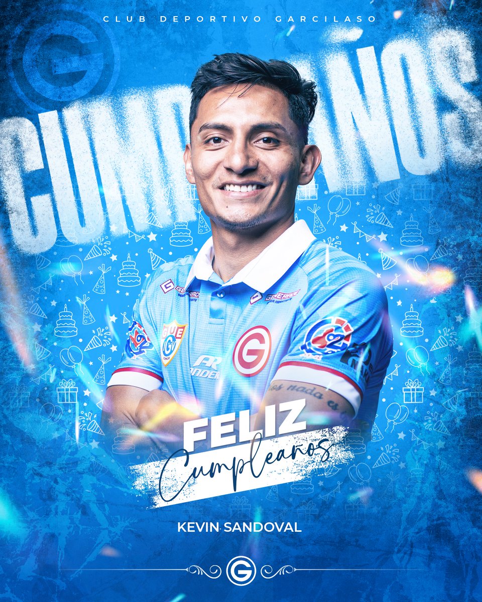 🎁 ¡𝐅𝐞𝐥𝐢𝐳 𝐜𝐮𝐦𝐩𝐥𝐞𝐚𝐧̃𝐨𝐬, 𝐊𝐞𝐯𝐢𝐧! 🥳

Saludamos afectuosamente a Kevin Sandoval, actual futbolista de nuestro equipo, por su cumpleaños. Le deseamos mucho éxito y metas cumplidas, esperando que continúe cosechando logros tanto dentro como fuera de la cancha. 🎊