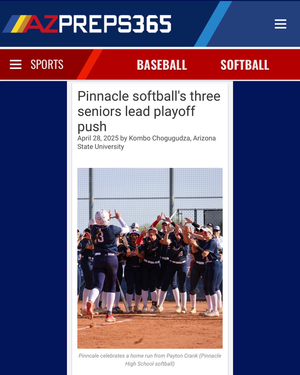 Pinnacle Softball (@pinnaclesb) on Twitter photo Great article about our 3 seniors!
<a href="/alexa_wilde17/">Alexa Wilde</a> <a href="/PCrank_13/">Payton Crank</a> <a href="/Kodi_Crabtree43/">Kodi Crabtree🥎</a>
azpreps365.com/articles/18432…
<a href="/PVUSDATHLETICS/">PVUSD Athletics</a> Great article about our 3 seniors!
<a href="/alexa_wilde17/">Alexa Wilde</a> <a href="/PCrank_13/">Payton Crank</a> <a href="/Kodi_Crabtree43/">Kodi Crabtree🥎</a>
azpreps365.com/articles/18432…
<a href="/PVUSDATHLETICS/">PVUSD Athletics</a>