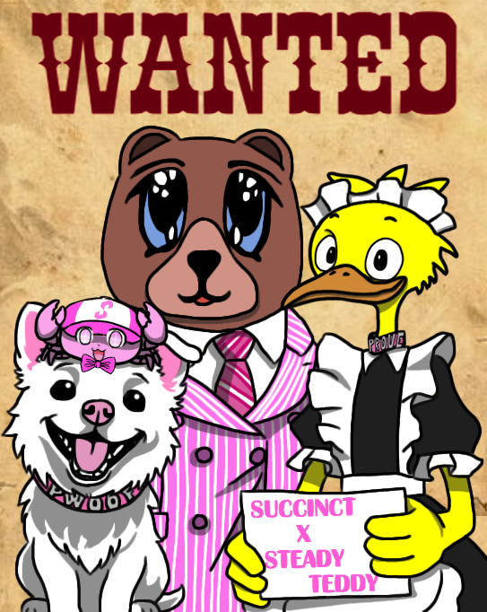 ON THE WANTED LIST OF THESE FOUR HOOLIGANS. ARE IN THE HEARTS OF THE COMMUNITY <a href="/SuccinctLabs/">Succinct</a>  AND <a href="/steadyteddys/">steady teddys 🧸⛓️</a> . NOW WE CAN'T LET THEM GO. ANYONE WHO KNOWS WHERE THEY ARE, LET ME KNOW.
<a href="/0xCRASHOUT/">crashout</a> <a href="/nair_advaith/">Advaith</a> 
<a href="/SaiMoo_n/">SaigonСat.IP😼⚔️</a> <a href="/stepaks576/">Stepaks</a> <a href="/Zahar0n_/">Zahar0n</a> <a href="/MaxIsStillHim/">Max</a>