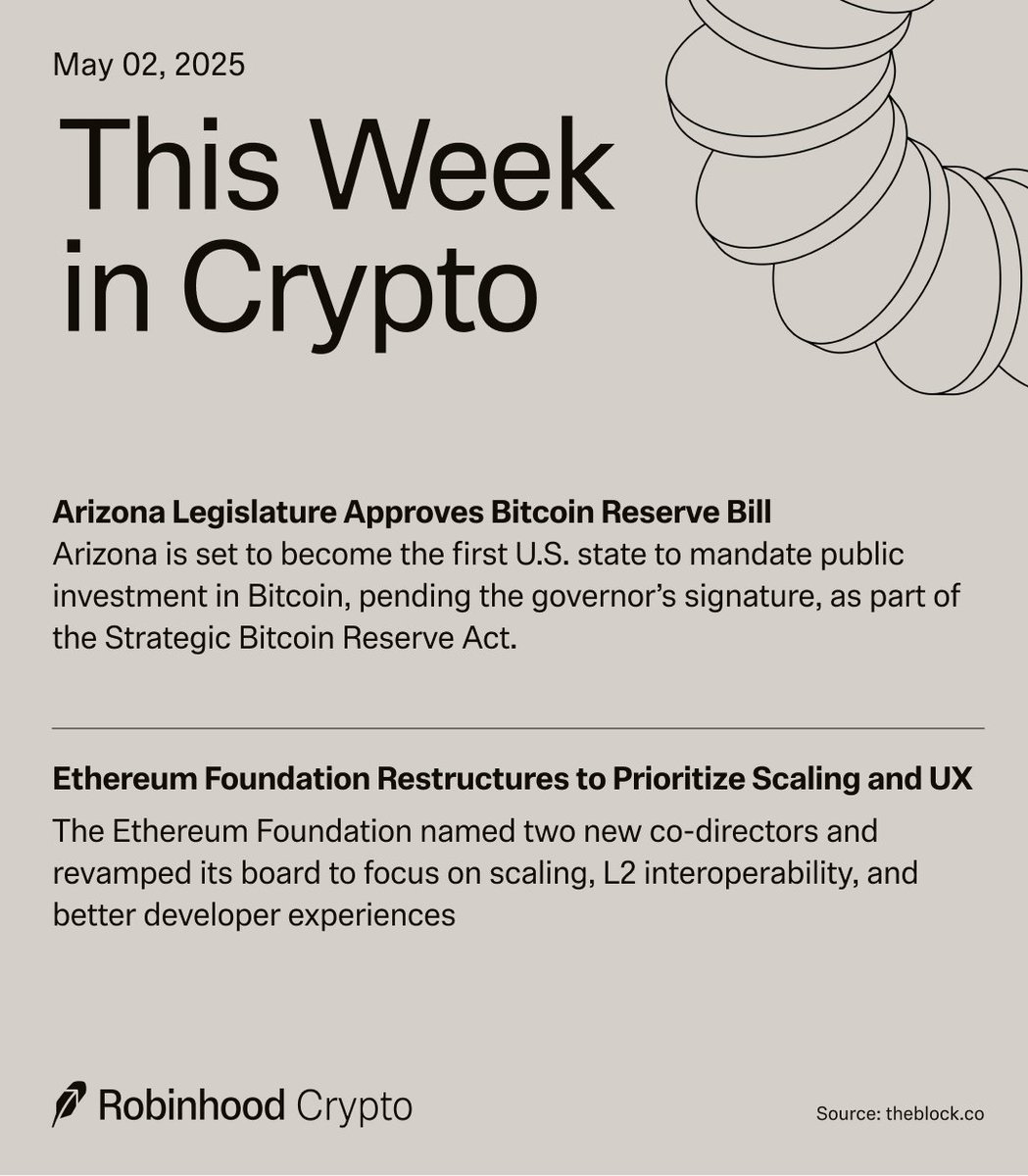 Your first #ThisWeekinCrypto of the month.