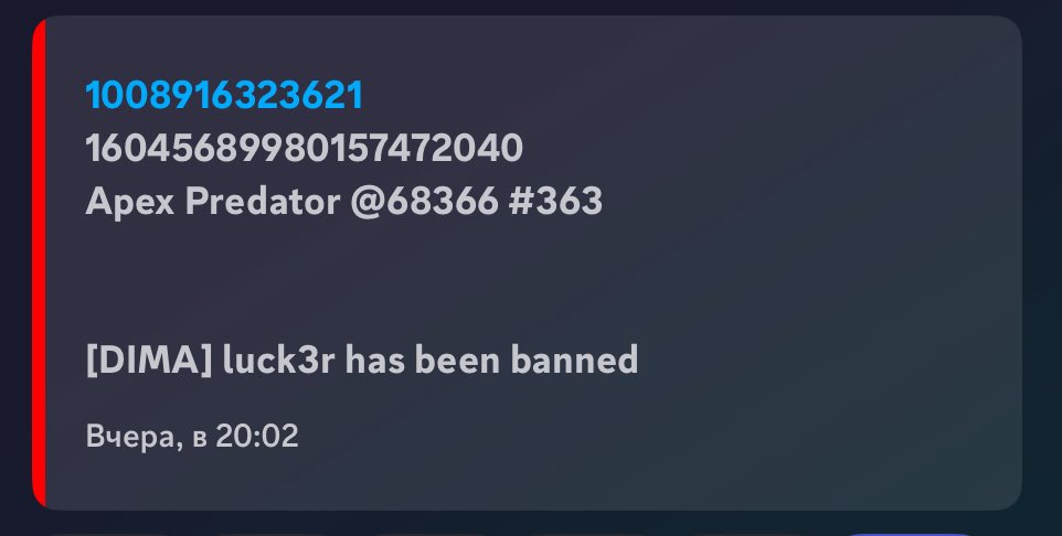 Luck3rwOw's tweet photo. Whataheeeeeeellll 
got manual ban for being at work instead of playing apex https://t.co/FAFLcusR7t
